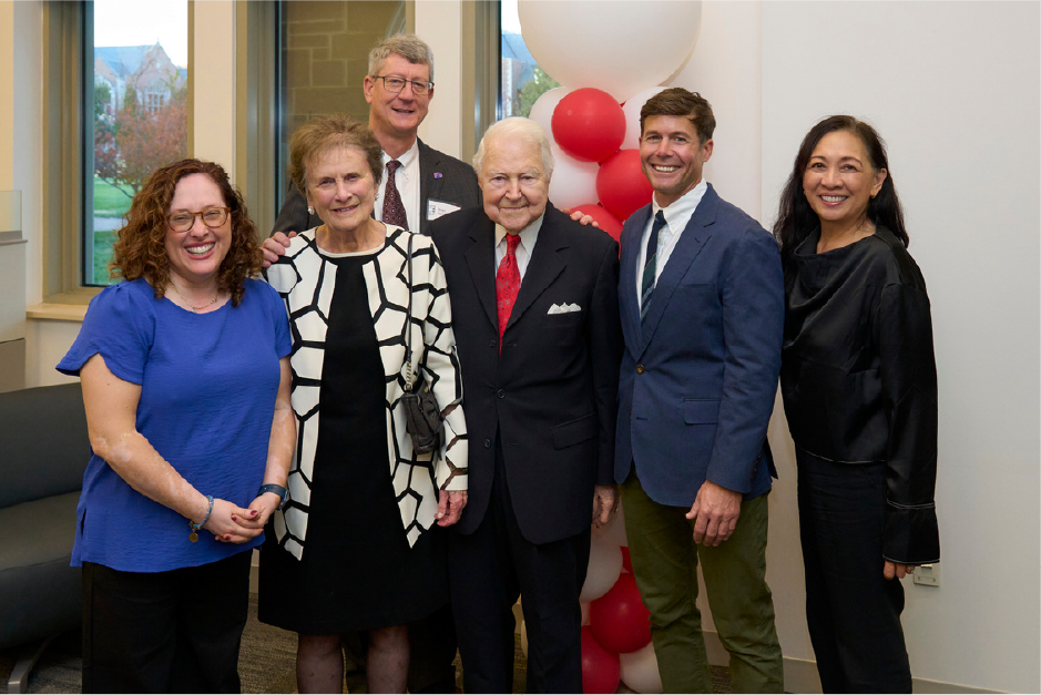image of Julia Macias, Carol Bauer, George Bauer, Brad Bauer, Andrew Knight, and Anna Gonzalez