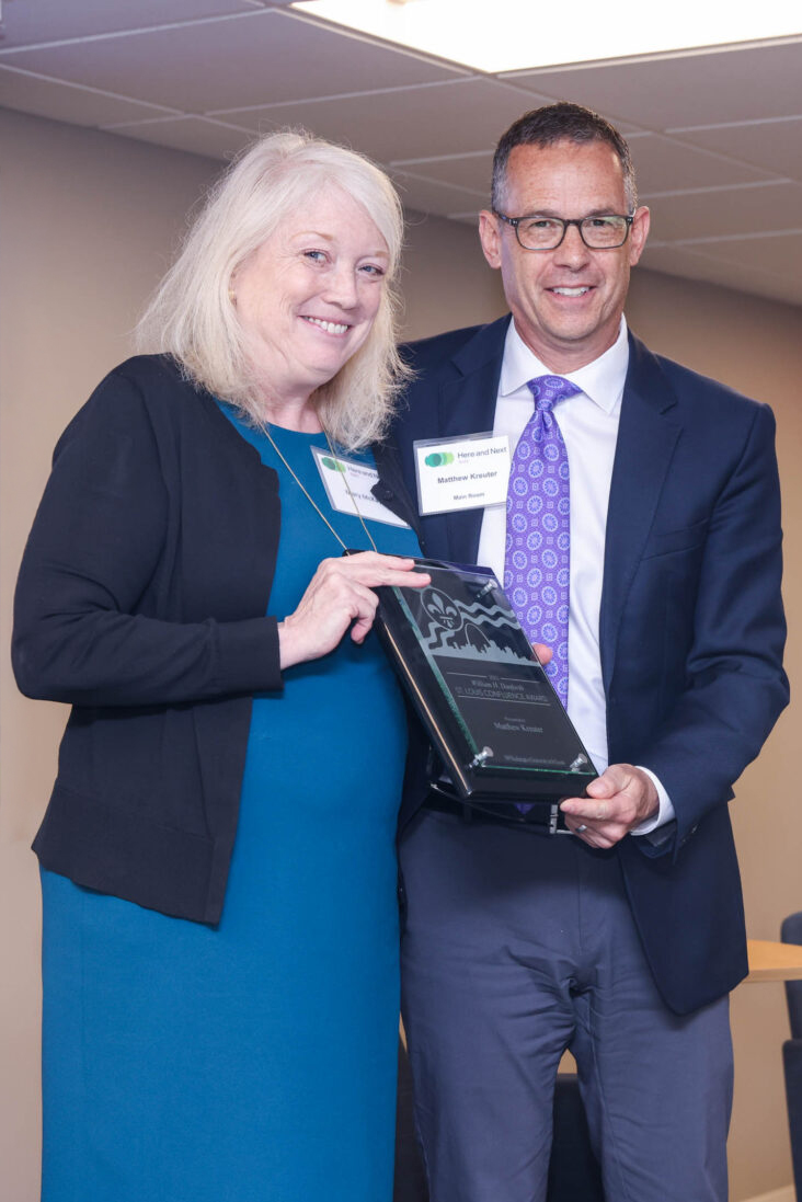 image of Matt Kreuter, winner of the 2023 William H. Danforth St. Louis Confluence Award